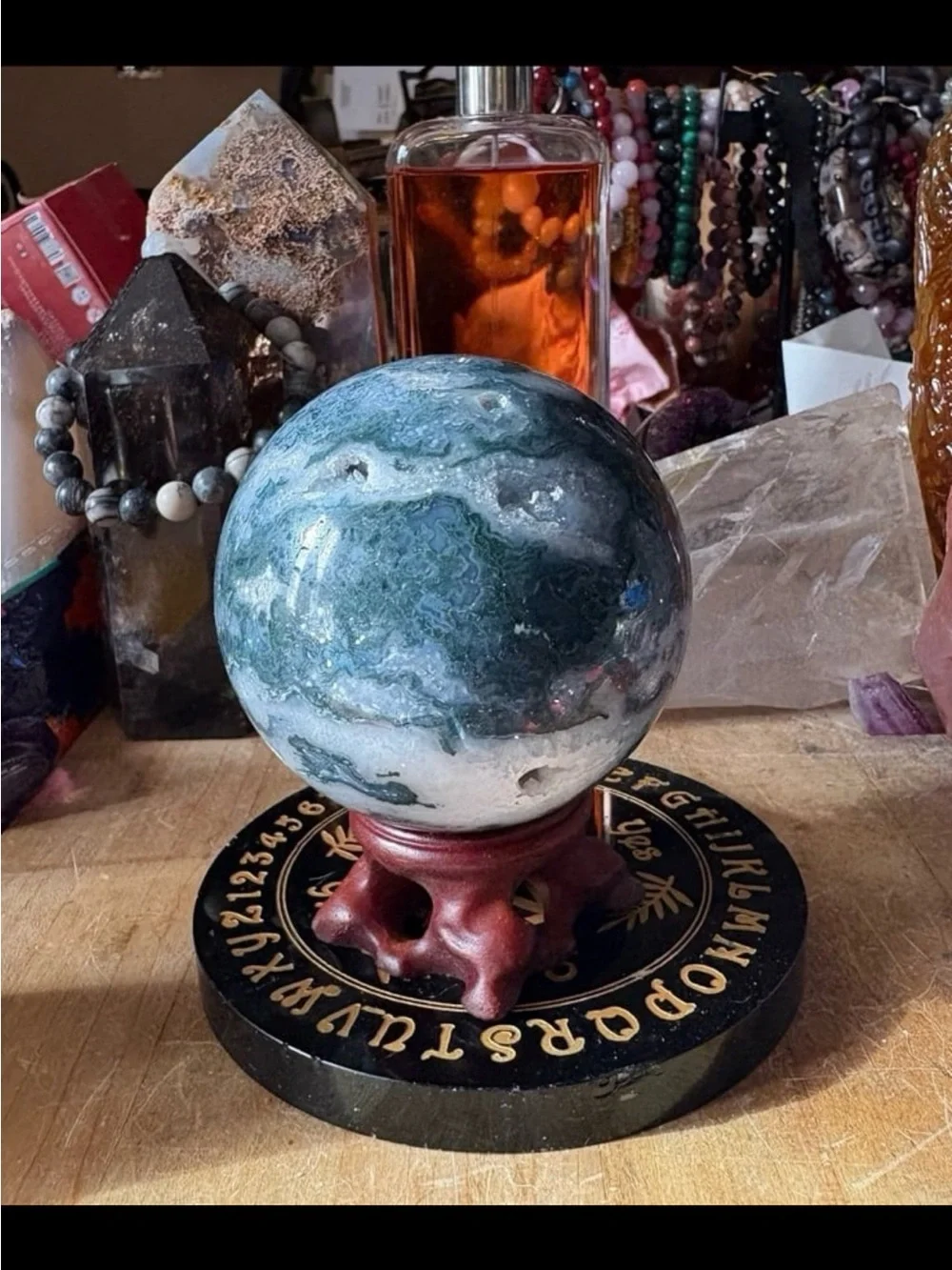 Moss Agate Sphere